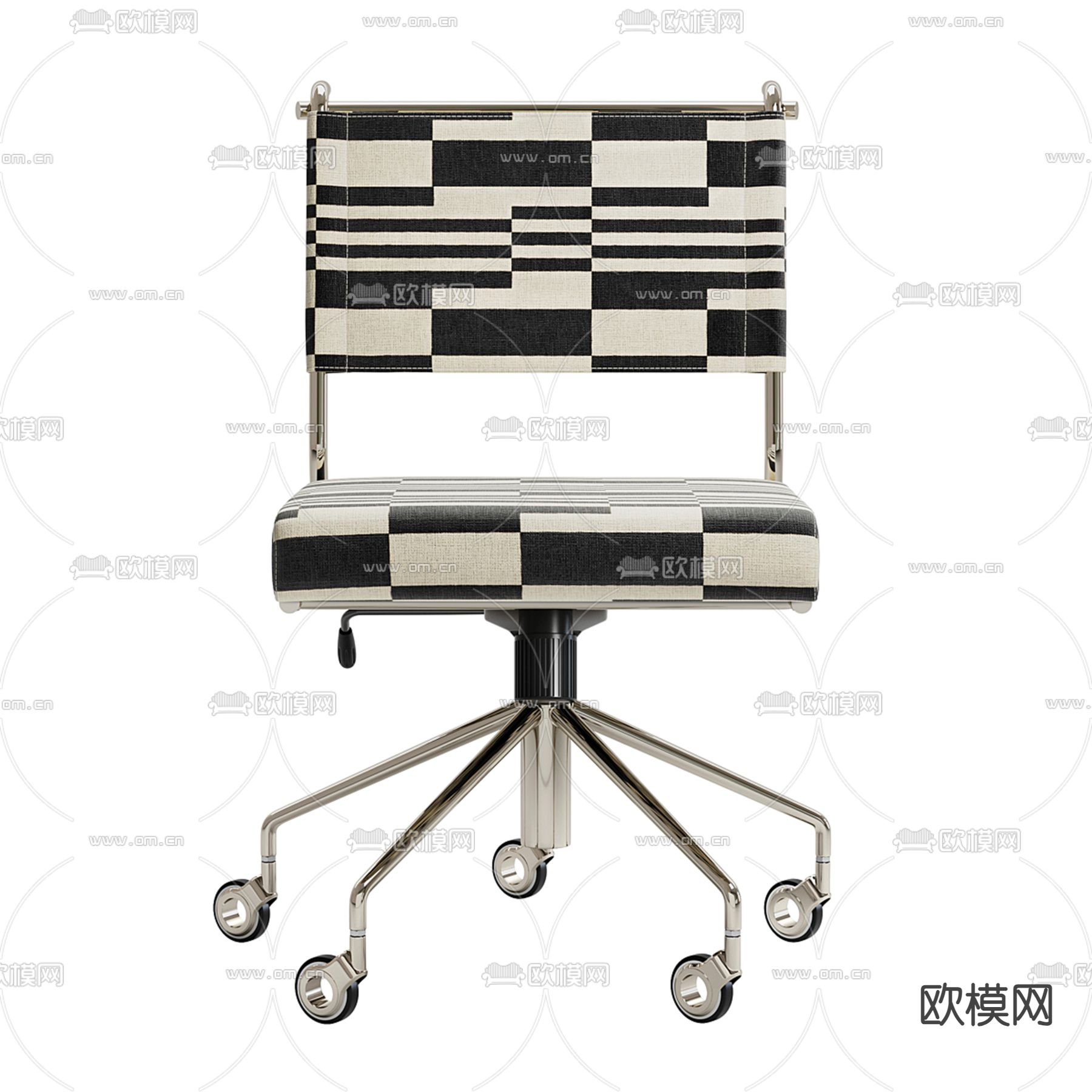 CB2 办公椅 班前椅3d模型下载（渲染图2）