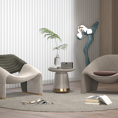  Minotti 休闲椅su模型 