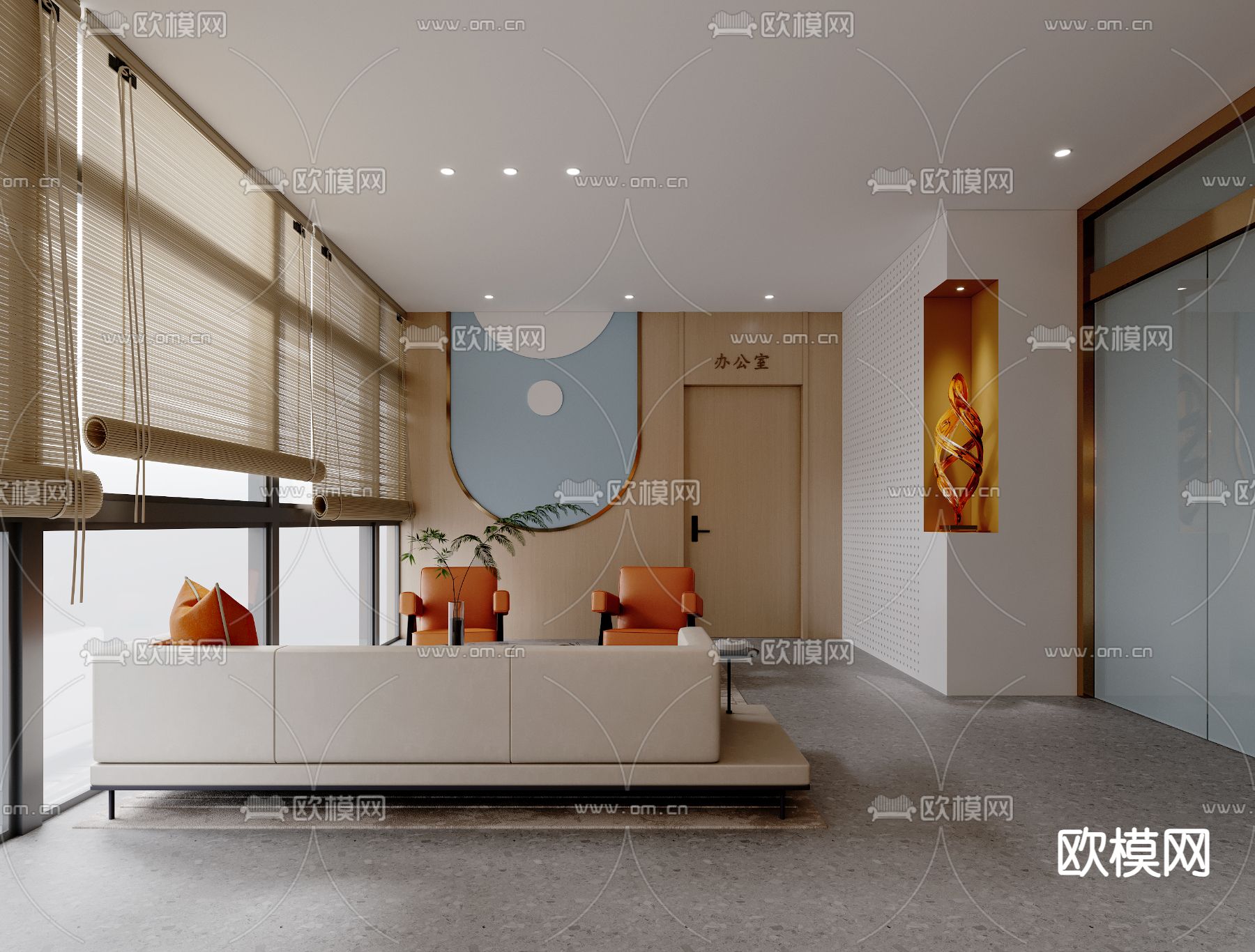 牙科医院 口腔医院3d模型下载（渲染图2）