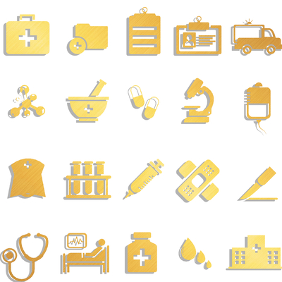  医疗 医药 医院图标 su模型 