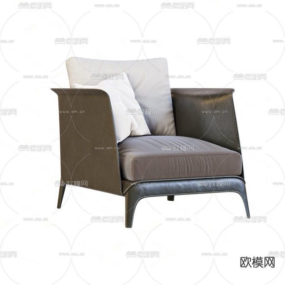 沙发椅3d模型下载