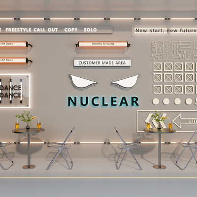  亚克力灯箱su模型 
