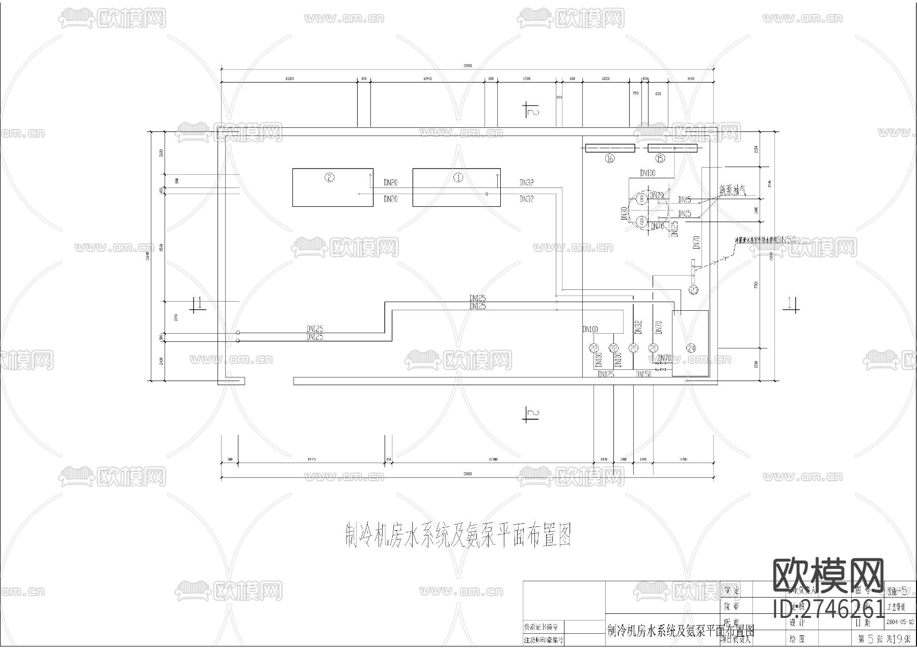 食品冷库工程设计图cad施工图下载（渲染图3）