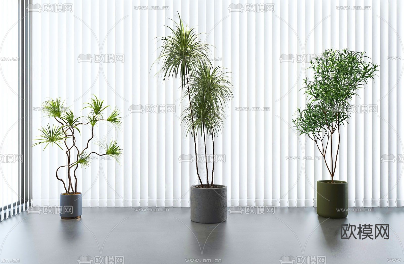 绿植盆栽 盆景3d模型下载_ID14184488_3dmax免费模型-欧模网