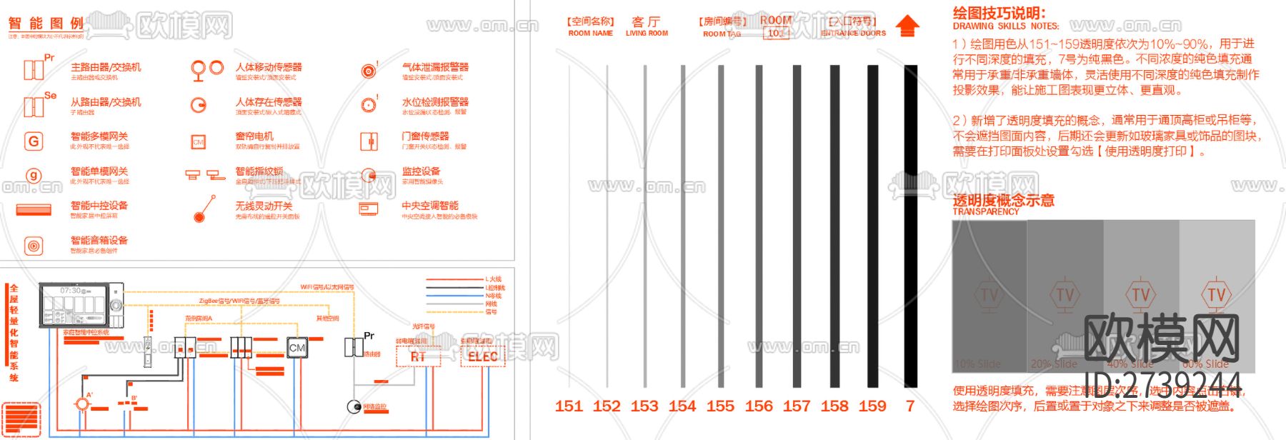 2023水电智能灯光cad施工图下载（渲染图3）