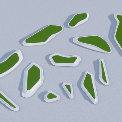  景观座椅 树池 花池su模型 