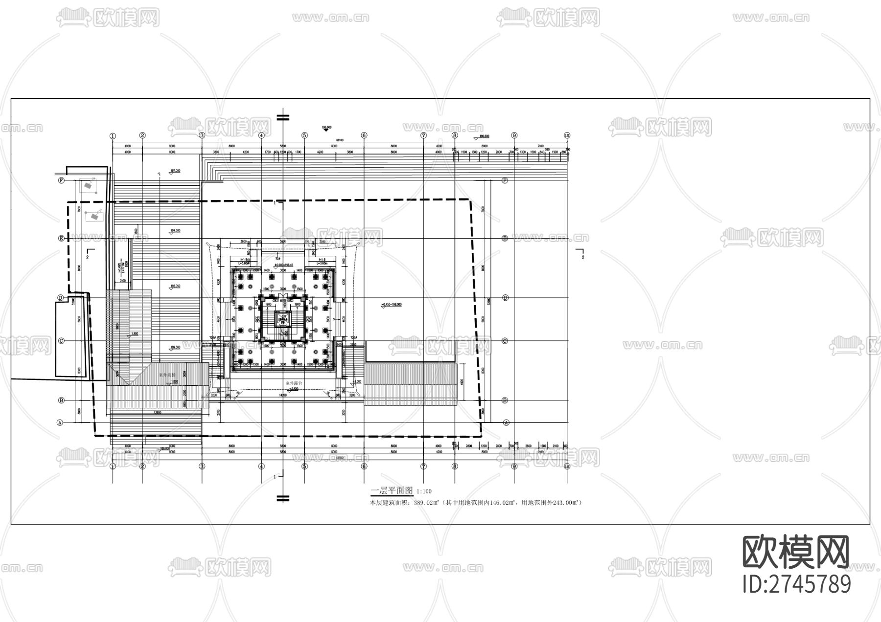 磁器口青瓷坊工程cad施工图下载（渲染图5）