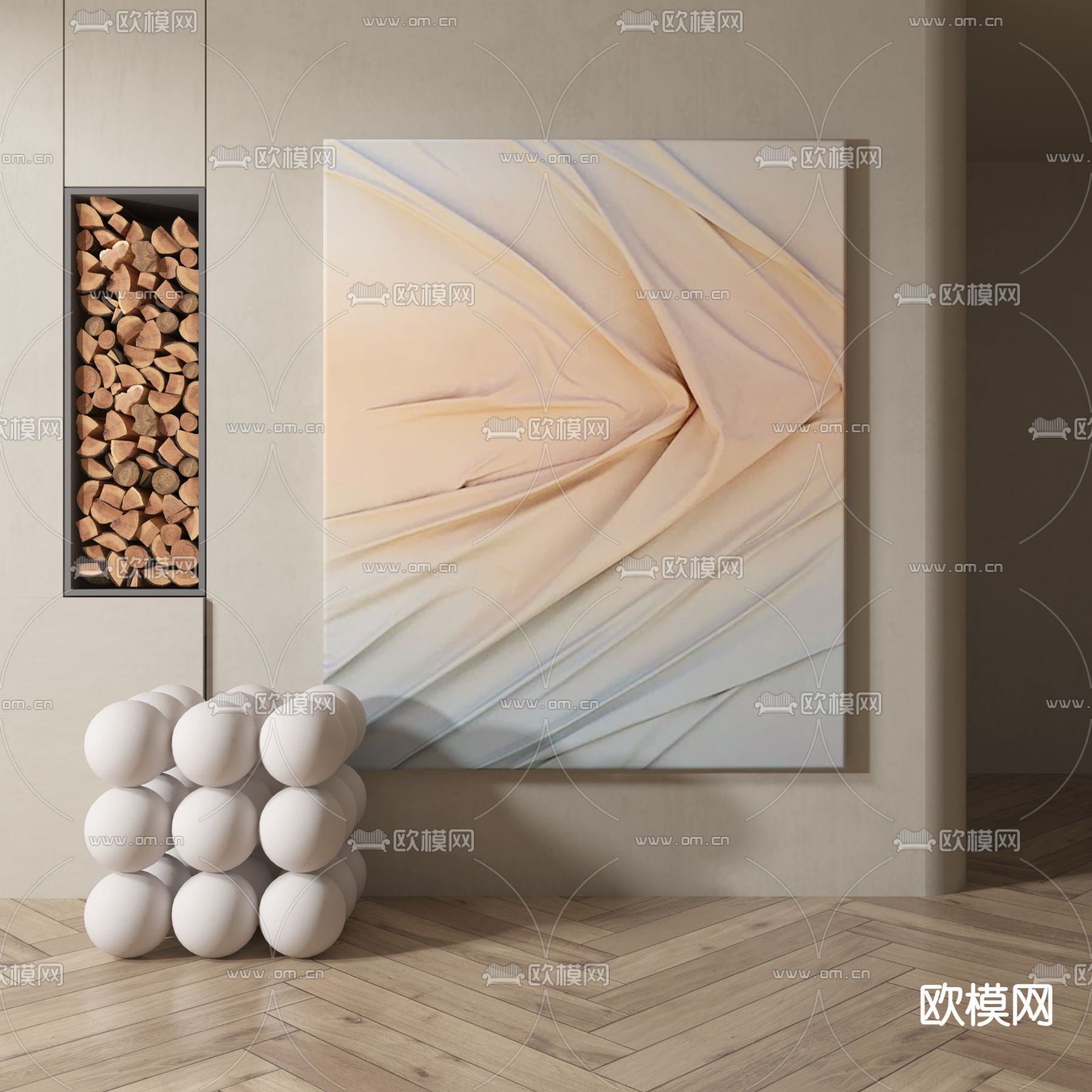 立体画 挂画 装饰画3d模型下载