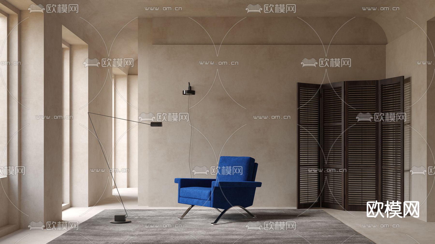 Cassina 休闲椅3d模型下载