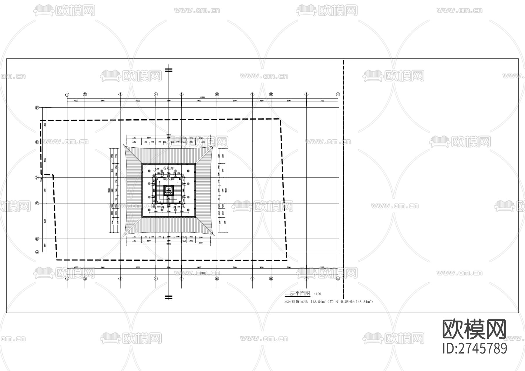 磁器口青瓷坊工程cad施工图下载（渲染图6）