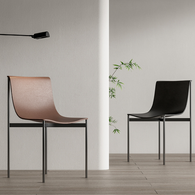 Poliform 餐椅 椅子su模型