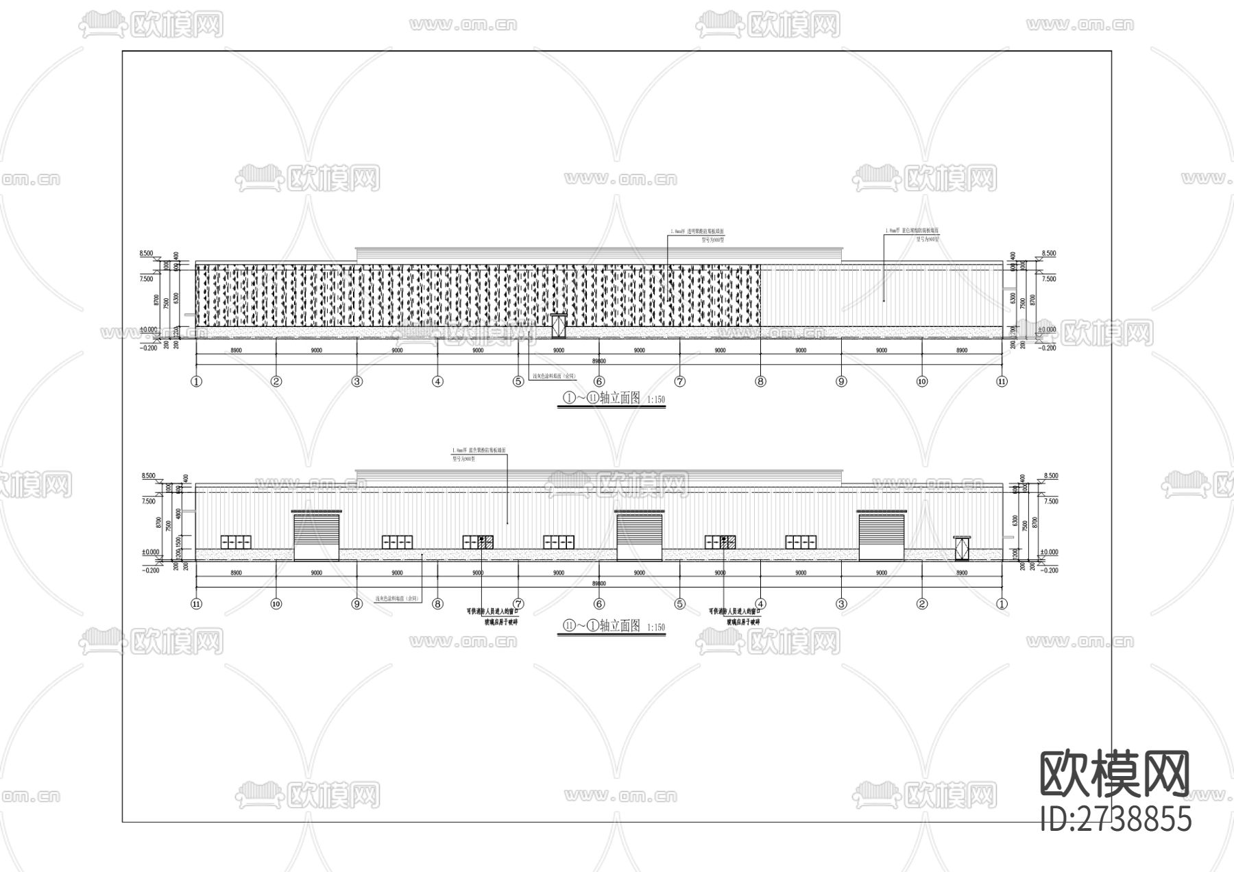 春垦畜禽粪便资源化利用中心建设项目cad施工图下载（渲染图4）