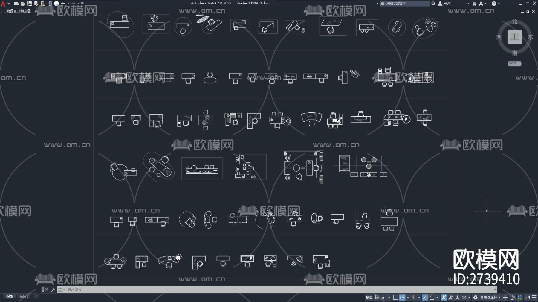 办公桌 办公家具 书桌CAD施工图下载