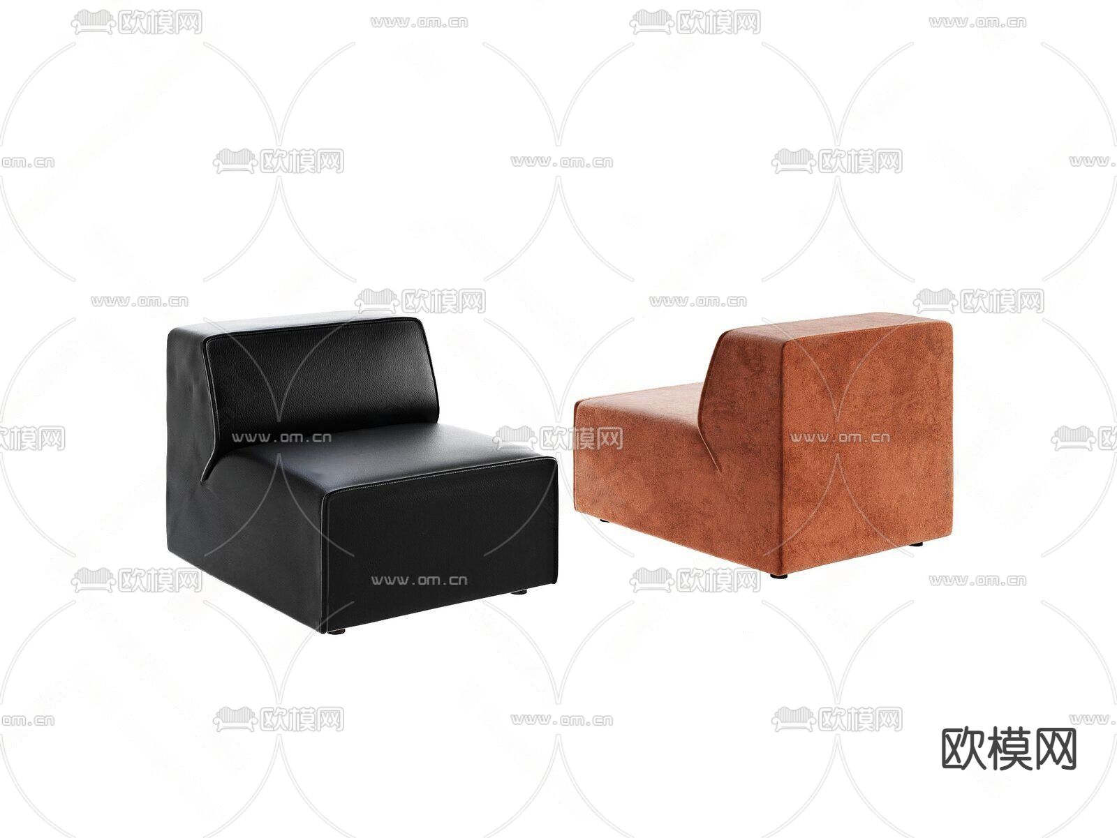 单人沙发3d模型下载