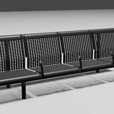  现代公共椅su模型 