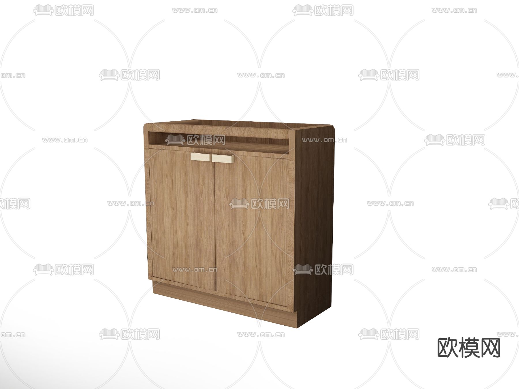 北欧边柜免费3d模型下载（渲染图2）