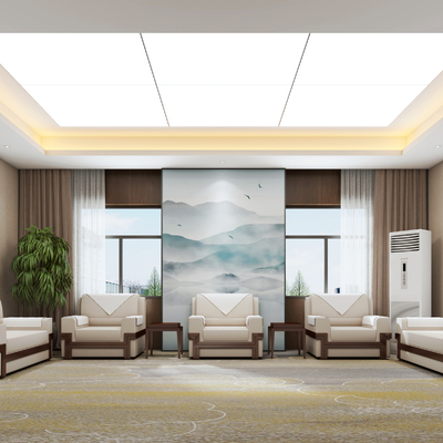  会客厅 接待室su模型 