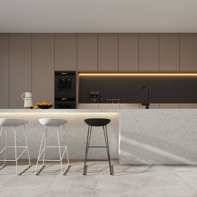  现代茶水间su模型 