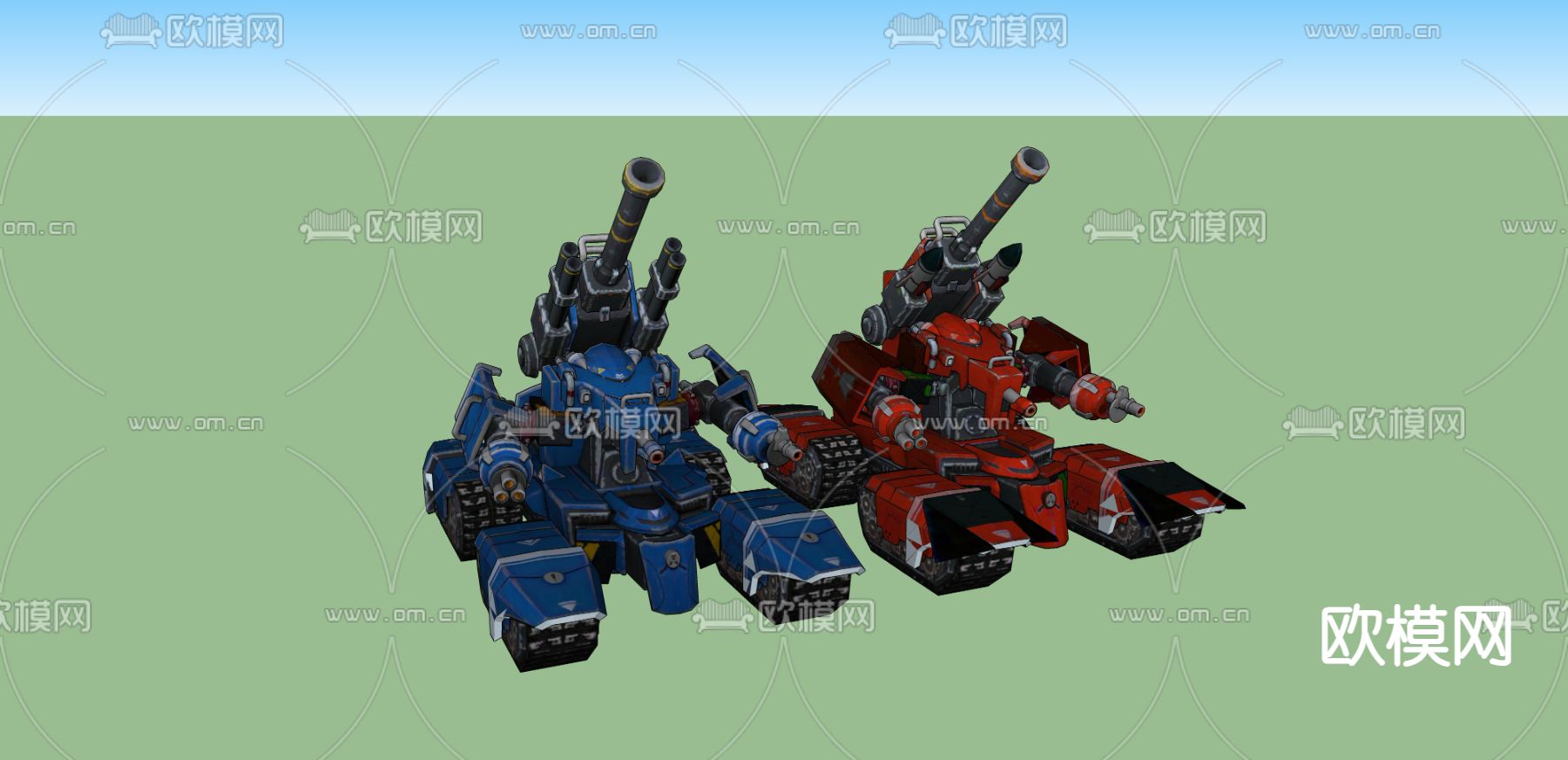 儿童玩具su模型下载（渲染图2）