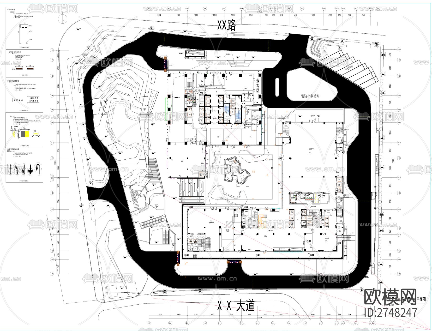 地下车库cad施工图下载（渲染图10）