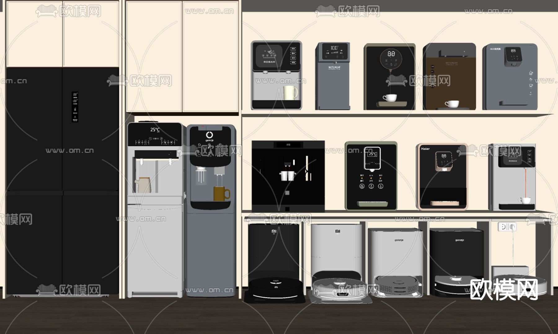 饮水机 直饮机su模型下载（渲染图2）