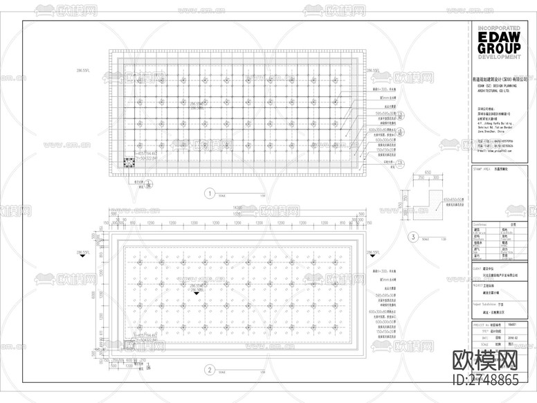10套精品鏡面水景cad施工圖下載(渲染圖8)