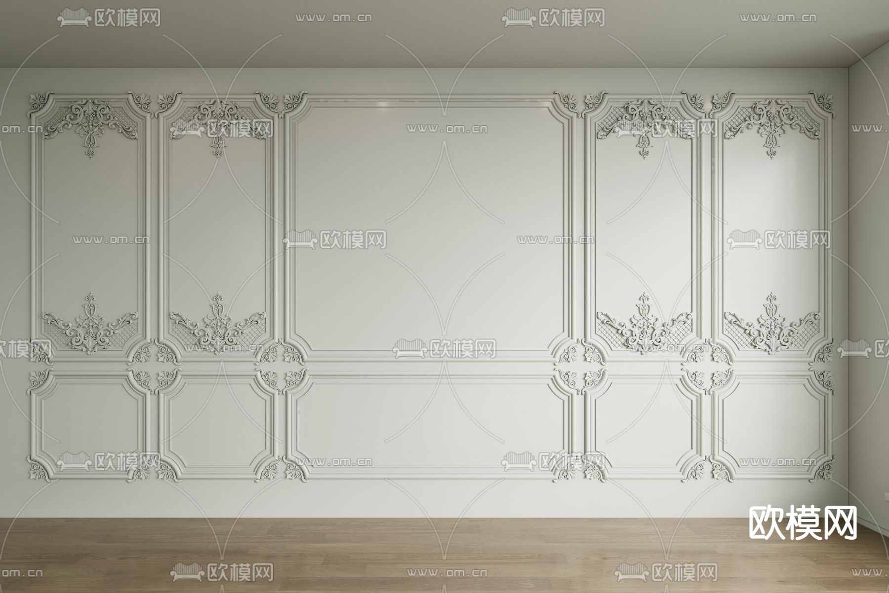 简欧石膏线条 雕花 角线su模型下载_ID14188476_sketchup模型下载-欧模网