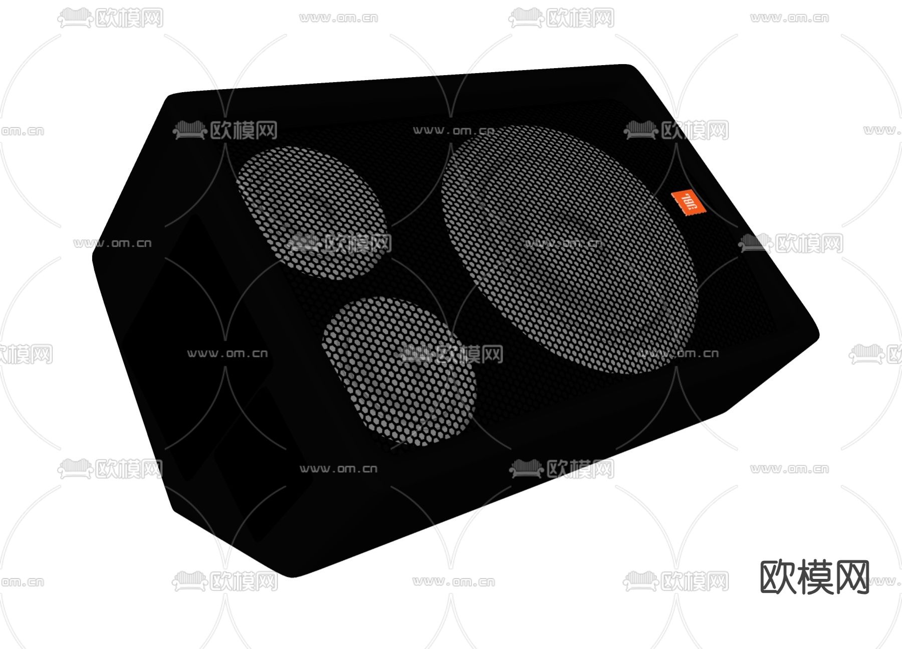 音响su模型下载（渲染图2）