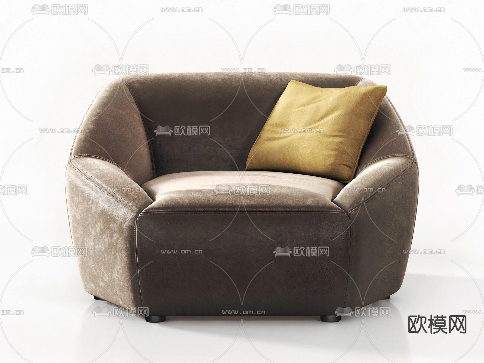 单人沙发3d模型下载