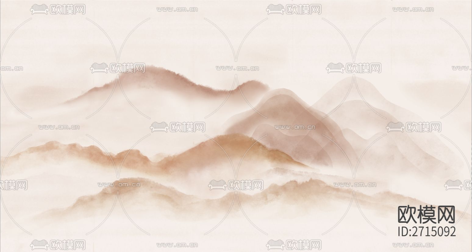 水墨山水壁纸下载（渲染图4）