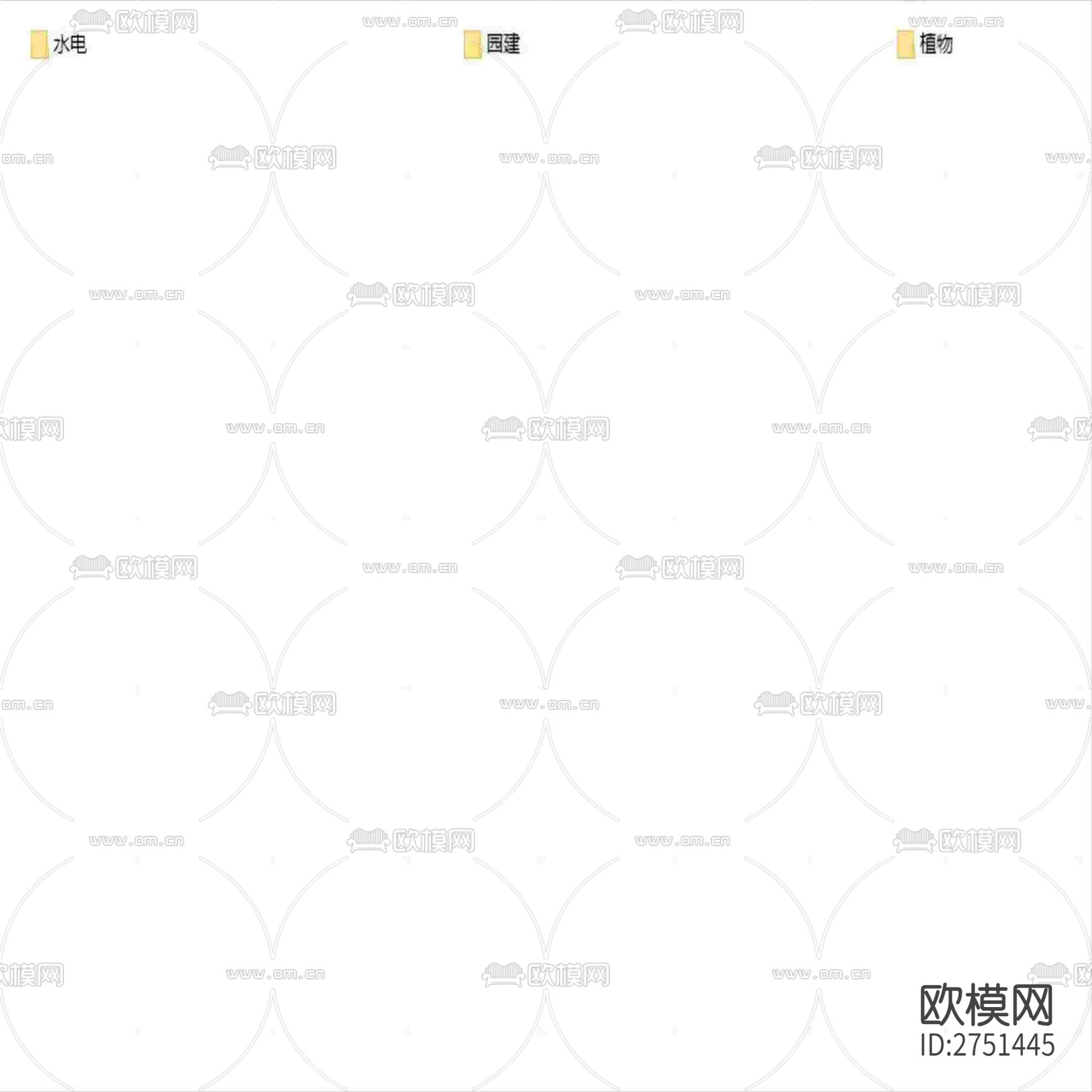 尚成•半山郡项目环境景观工程cad施工图下载（渲染图2）