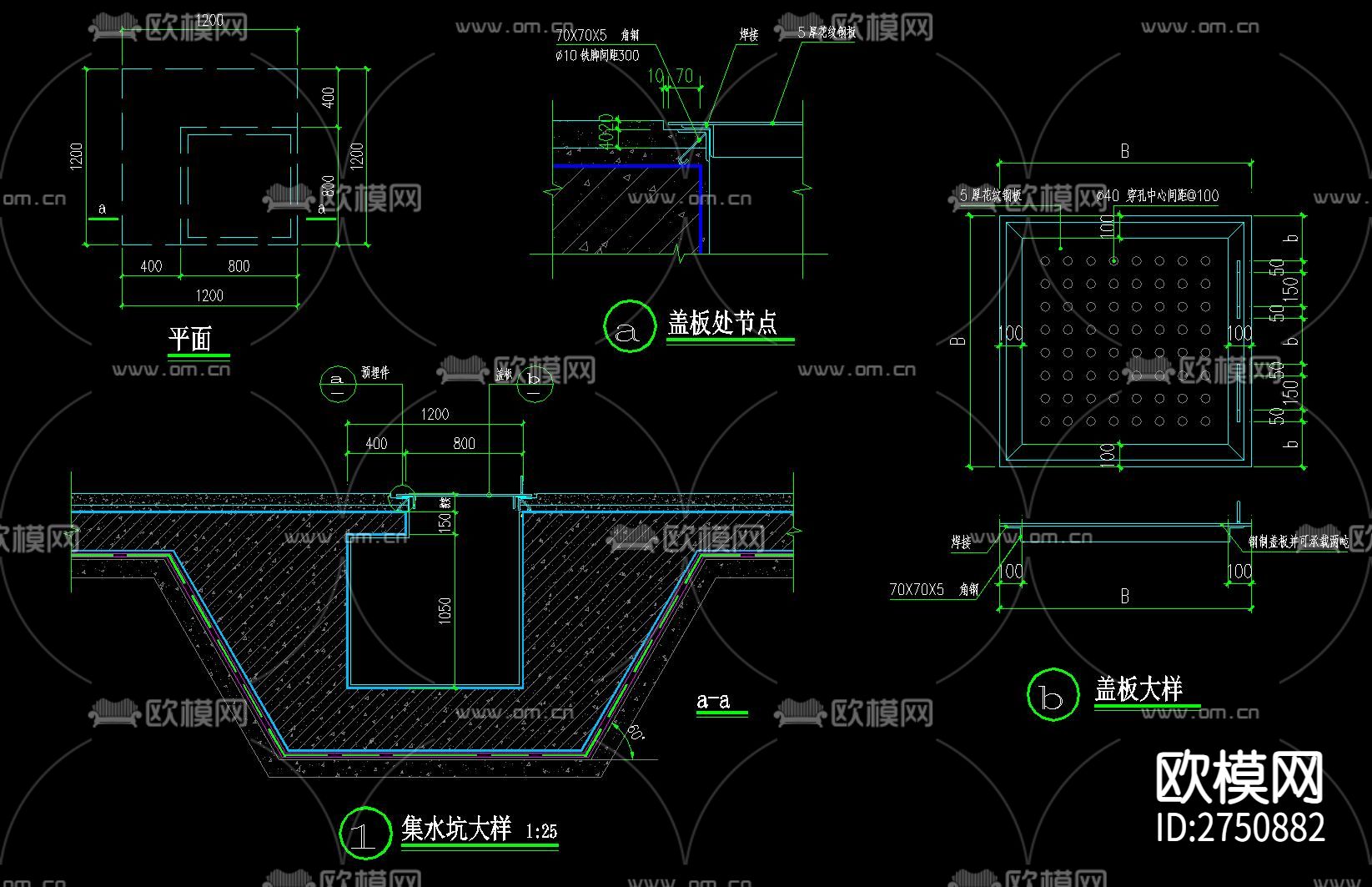 建筑构造cad大样图下载（渲染图9）