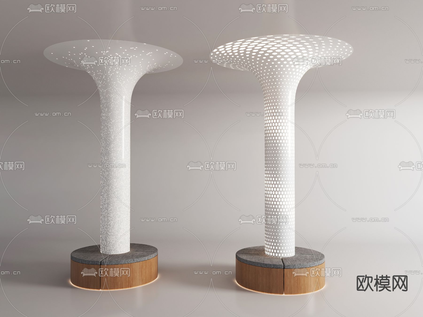 异形柱子 造型柱子su模型下载（渲染图1）