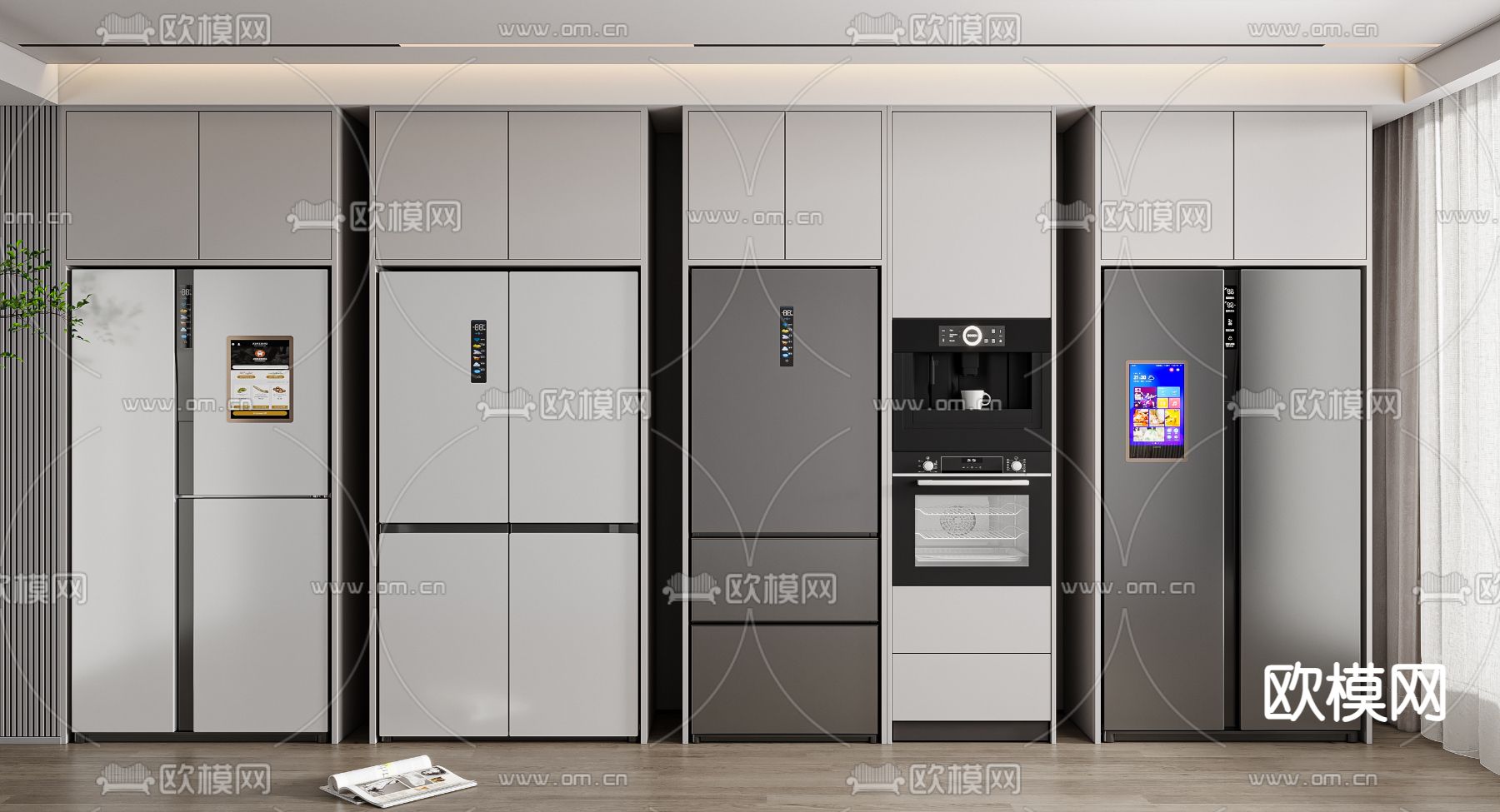 冰箱 冰柜 冰箱柜3d模型下载