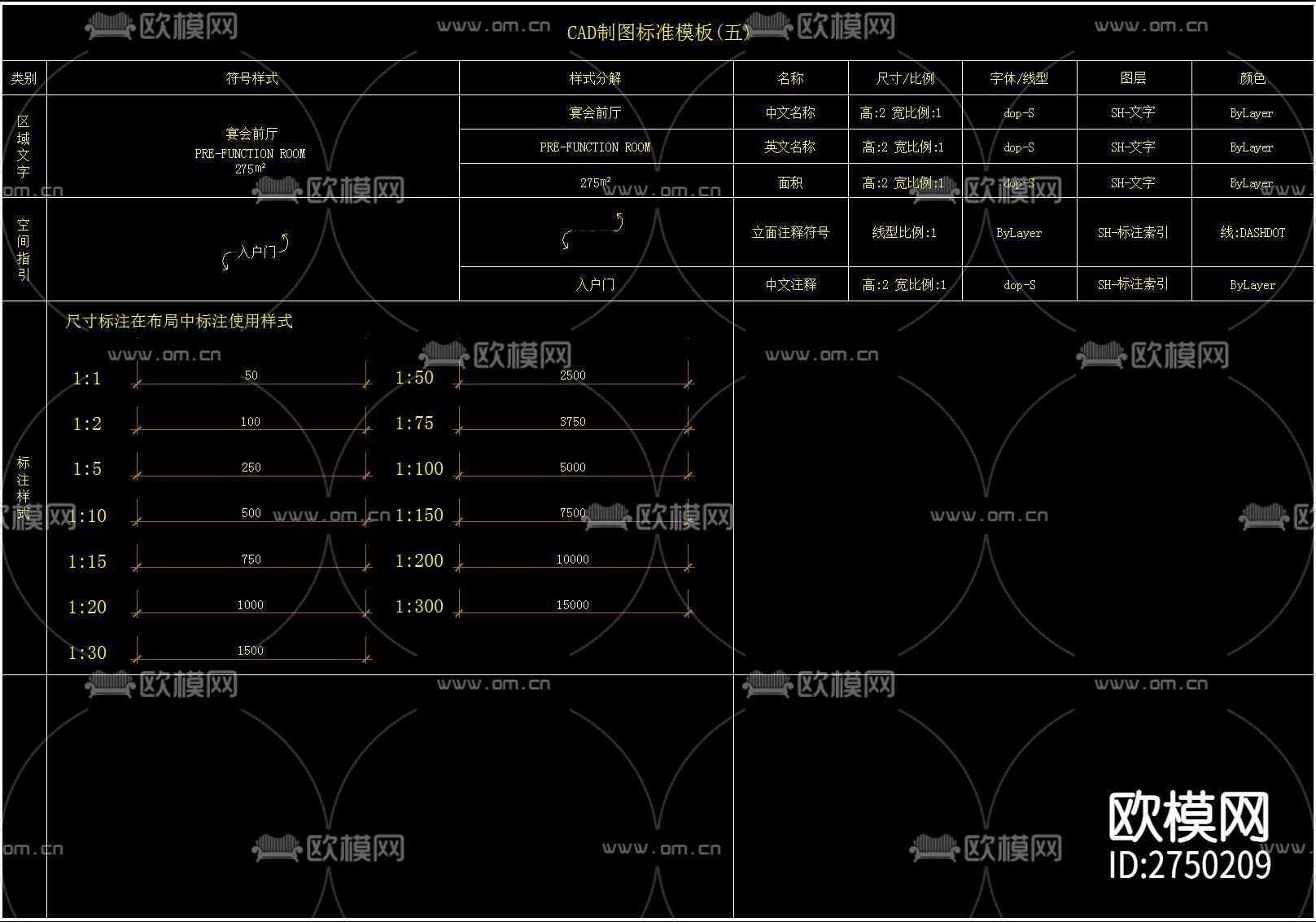 CAD制图标准cad模板下载（渲染图5）
