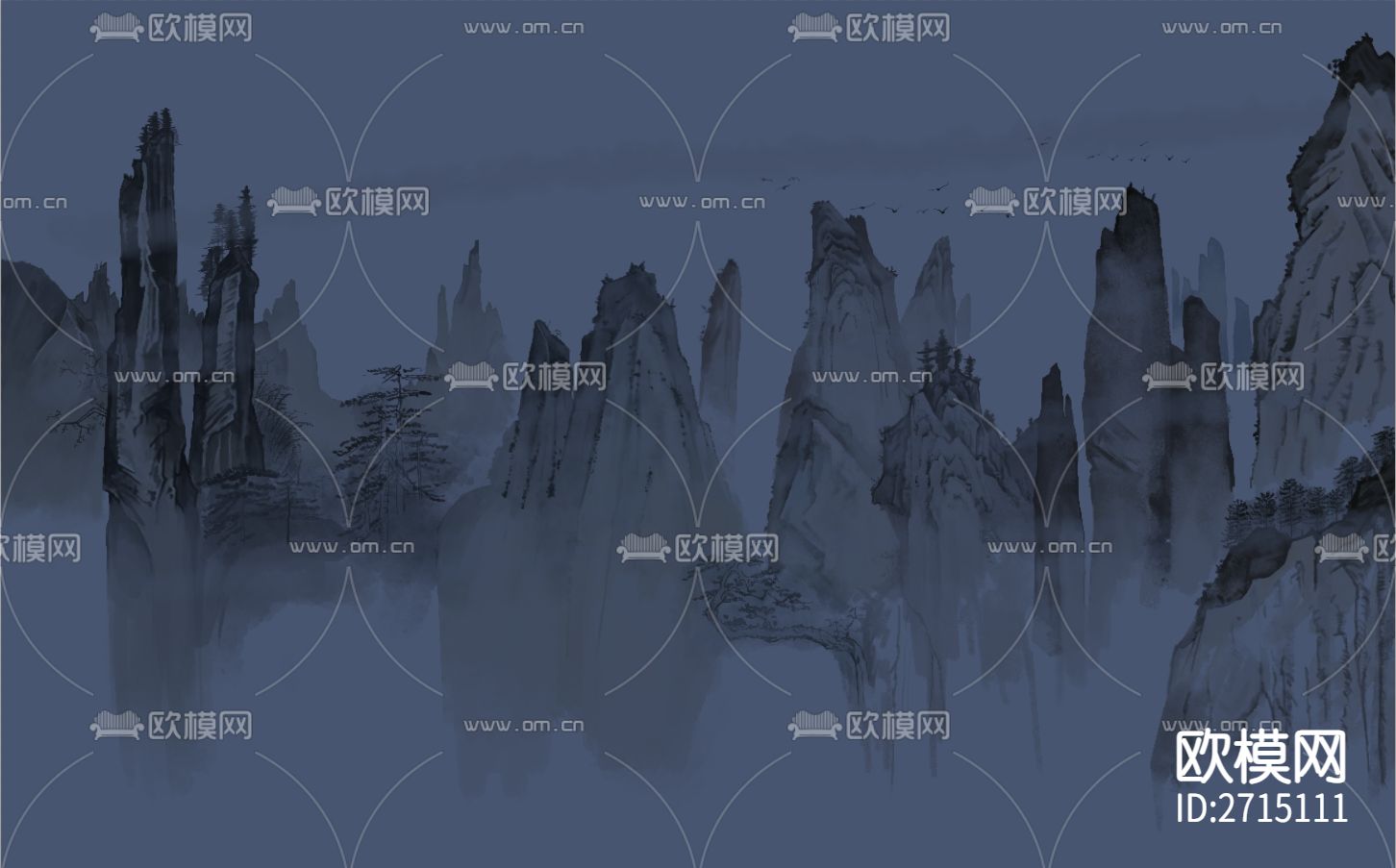 山水壁纸下载（渲染图3）