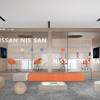  现代茶水间su模型 