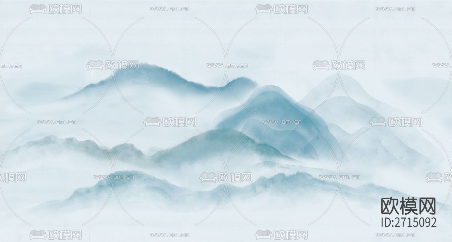 水墨山水壁纸下载（渲染图3）