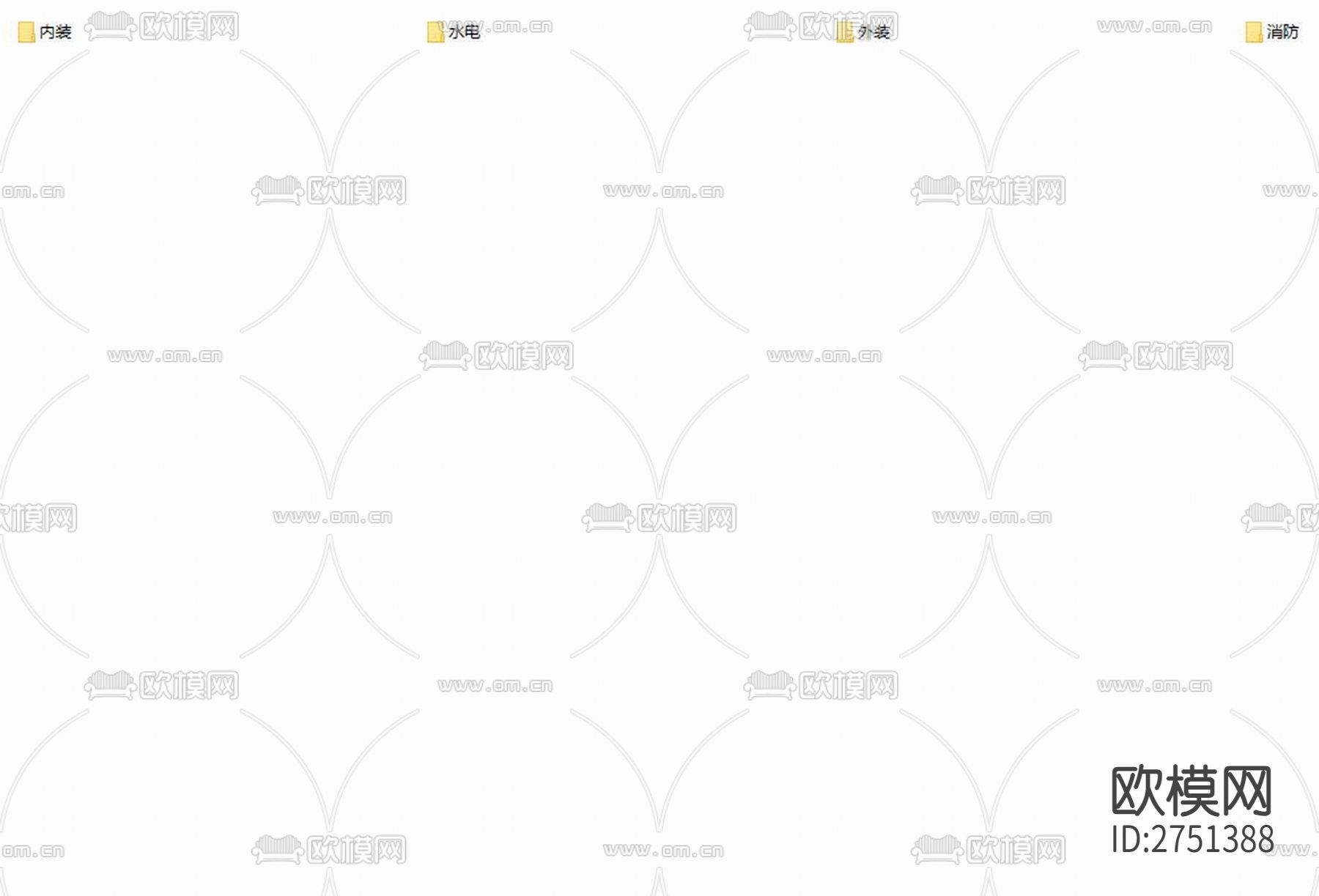 南坪经开大楼cad施工图下载（渲染图5）