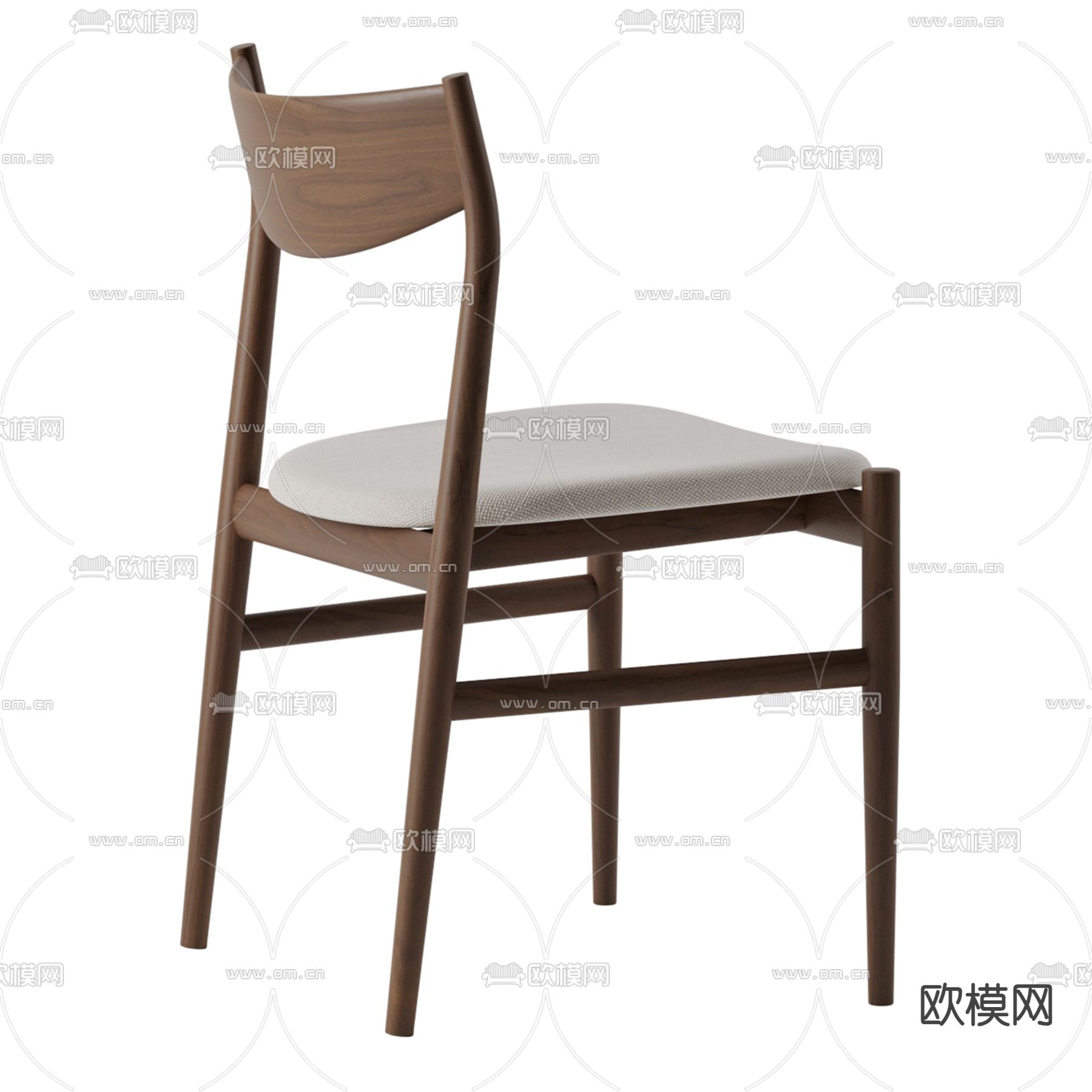 椅子 餐椅3d模型下载（渲染图2）
