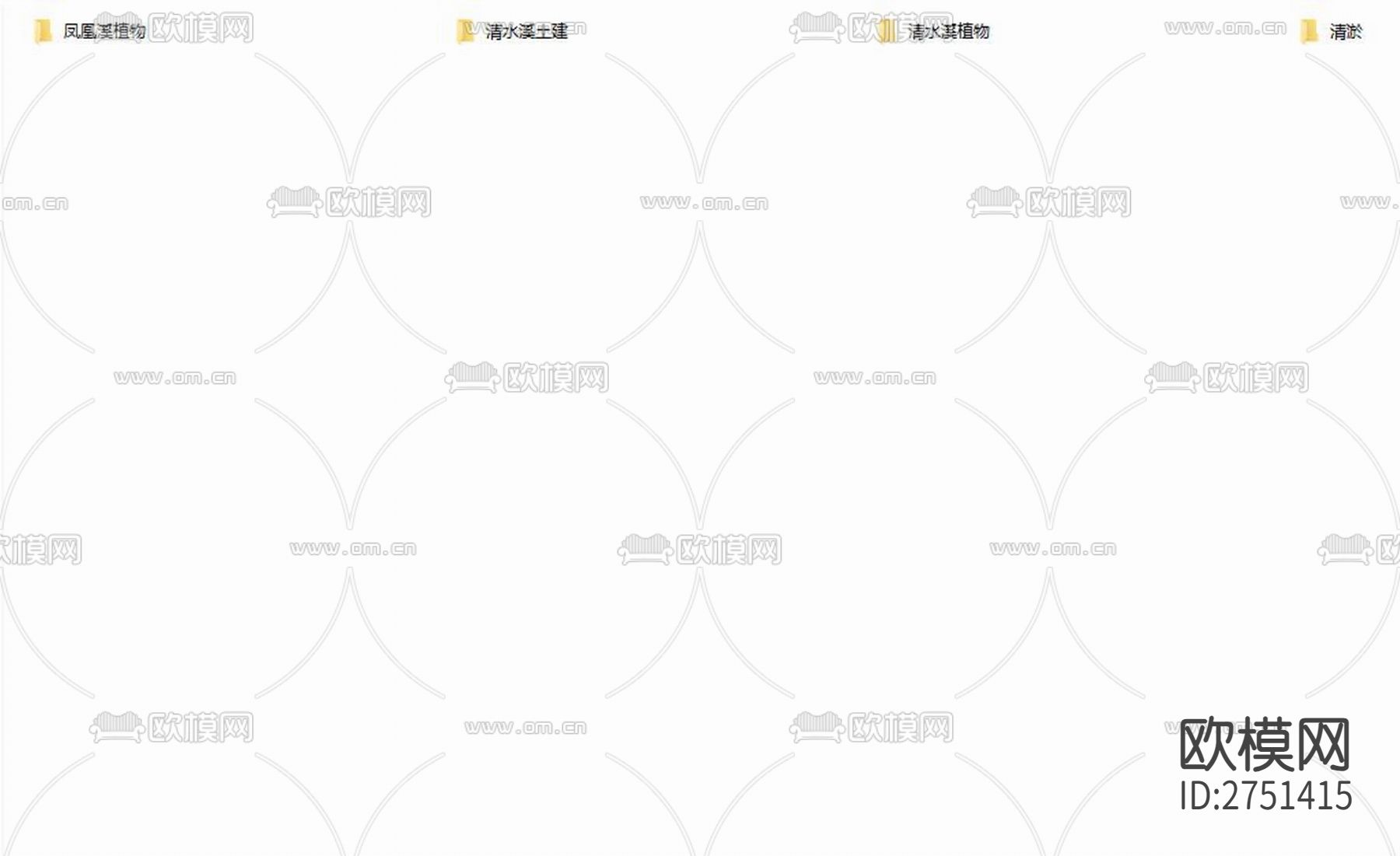 洪灾后整治工程cad施工图下载（渲染图2）