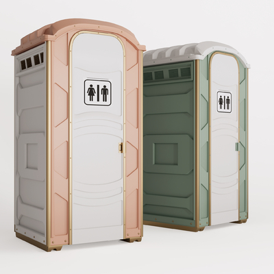  公共移动厕所su模型 