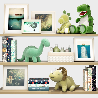  现代儿童玩具su模型 