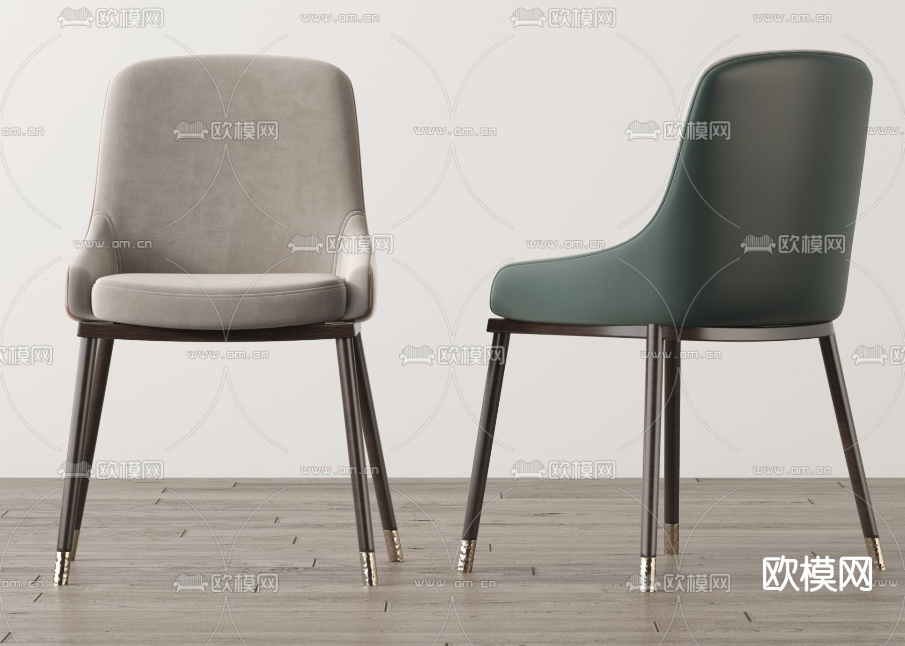 椅子 餐椅3d模型下载（渲染图1）