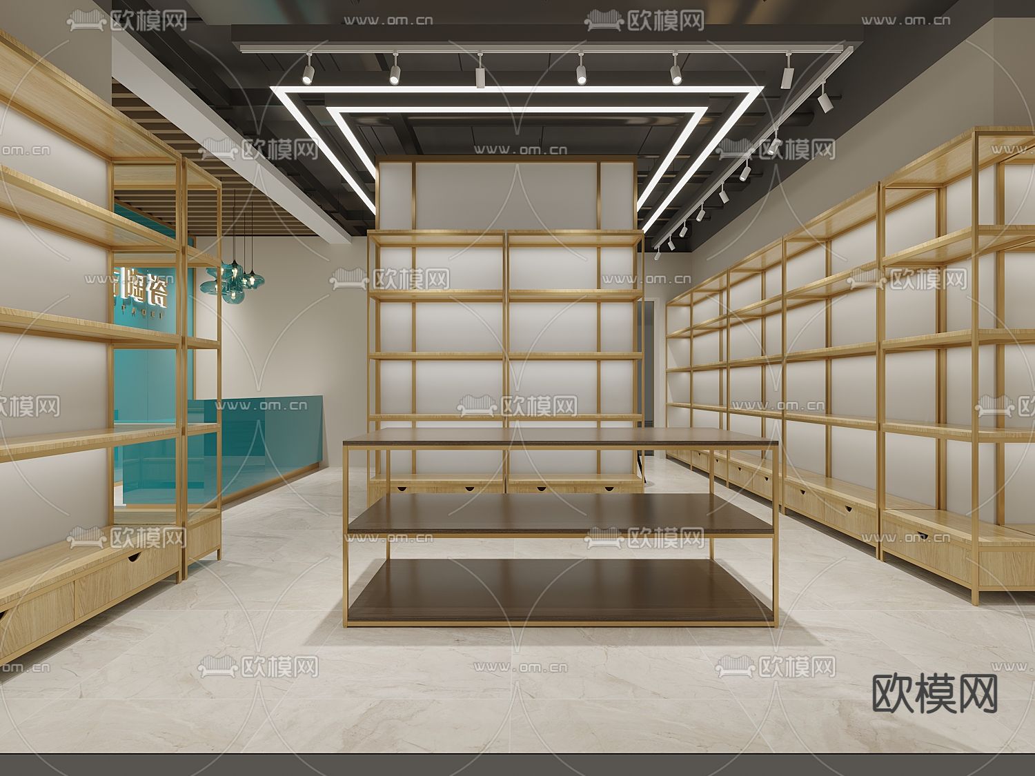 陶瓷专卖店3d模型下载（渲染图3）