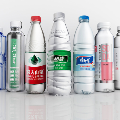  农夫山泉 矿泉水su模型 