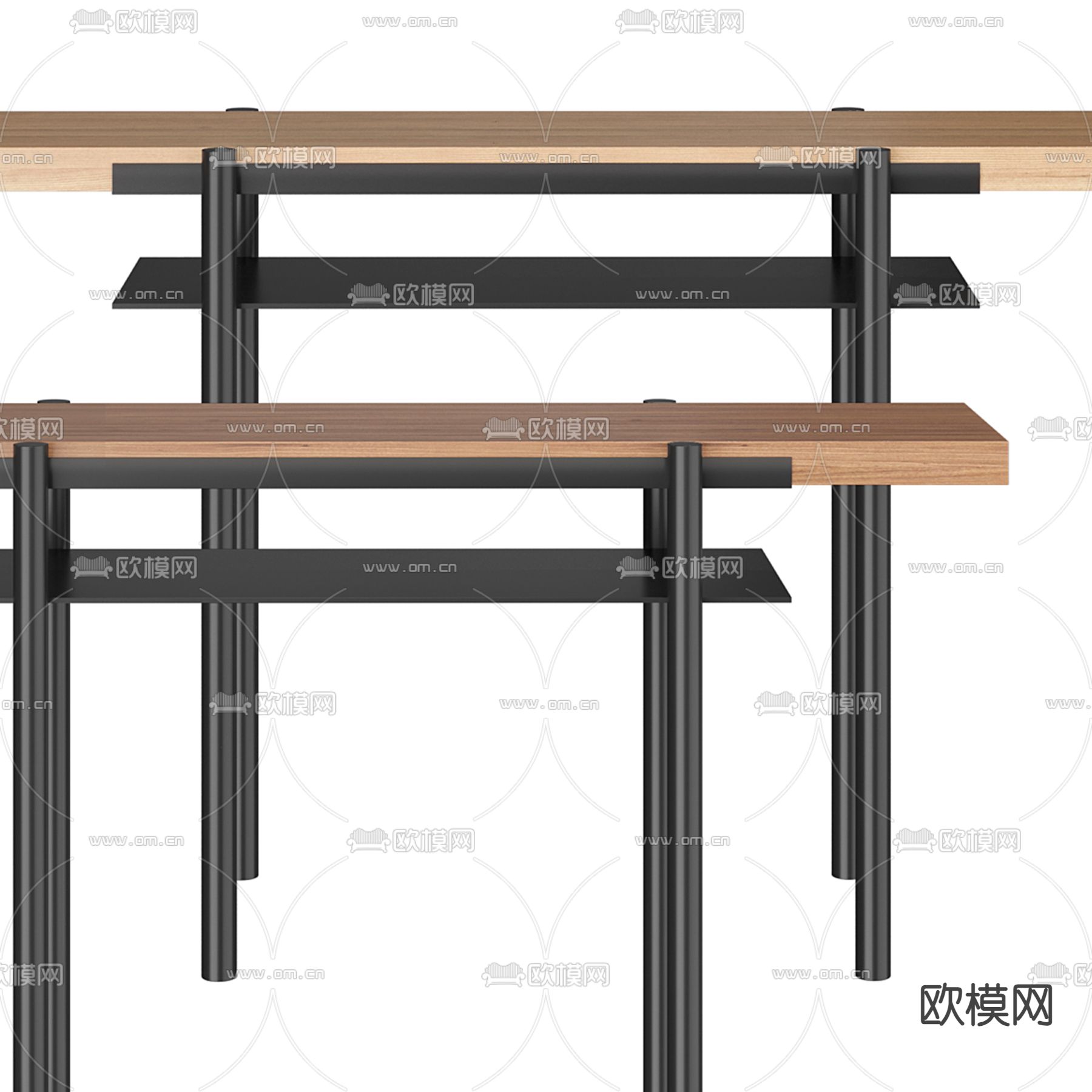 北欧端景台 条案3d模型下载（渲染图1）