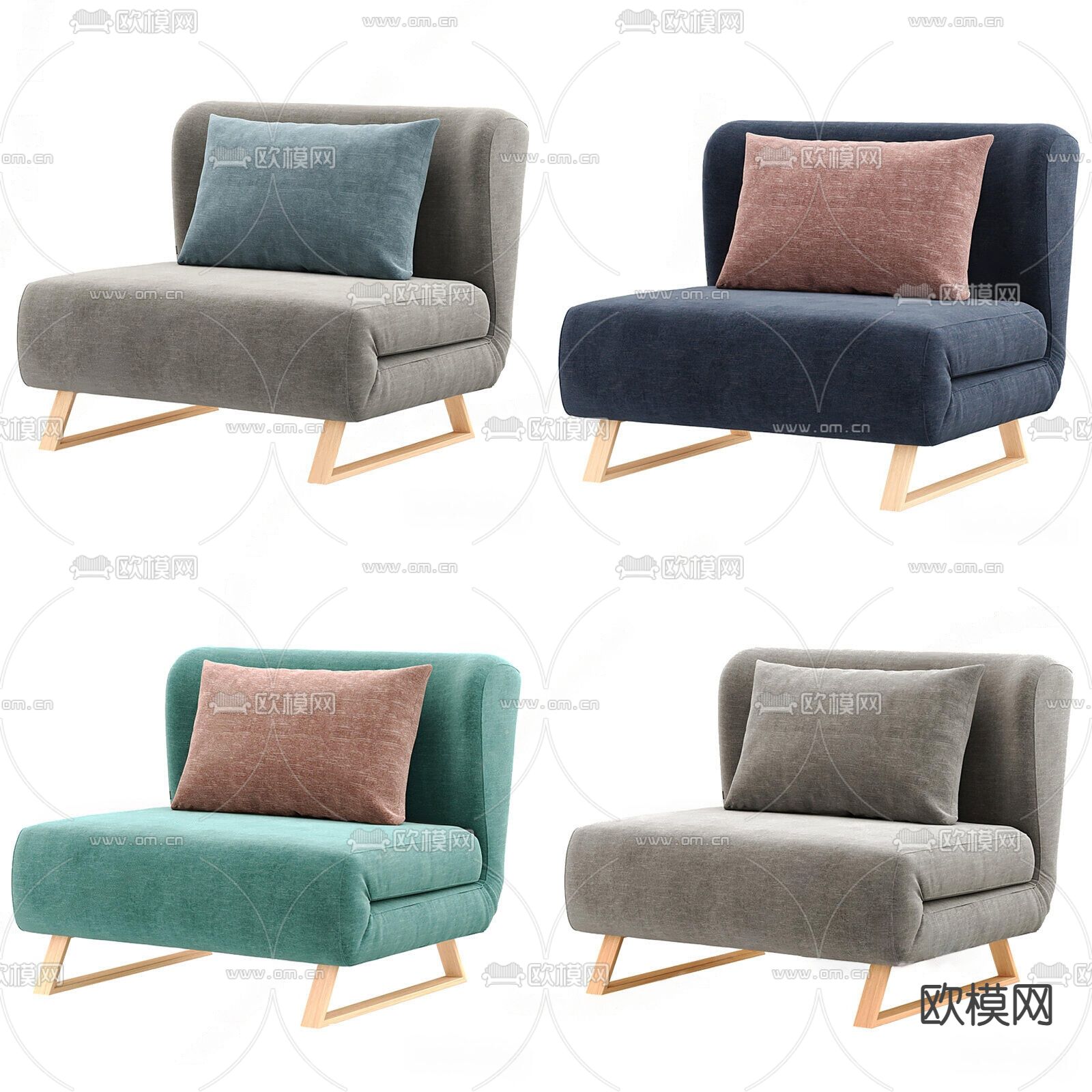 休闲椅 沙发椅3d模型下载