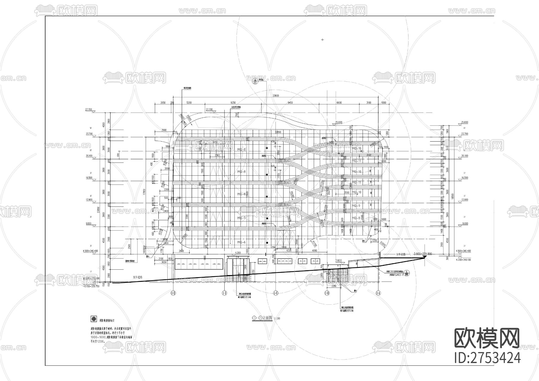 空间太阳能电站实验基地CAD施工图下载（渲染图9）