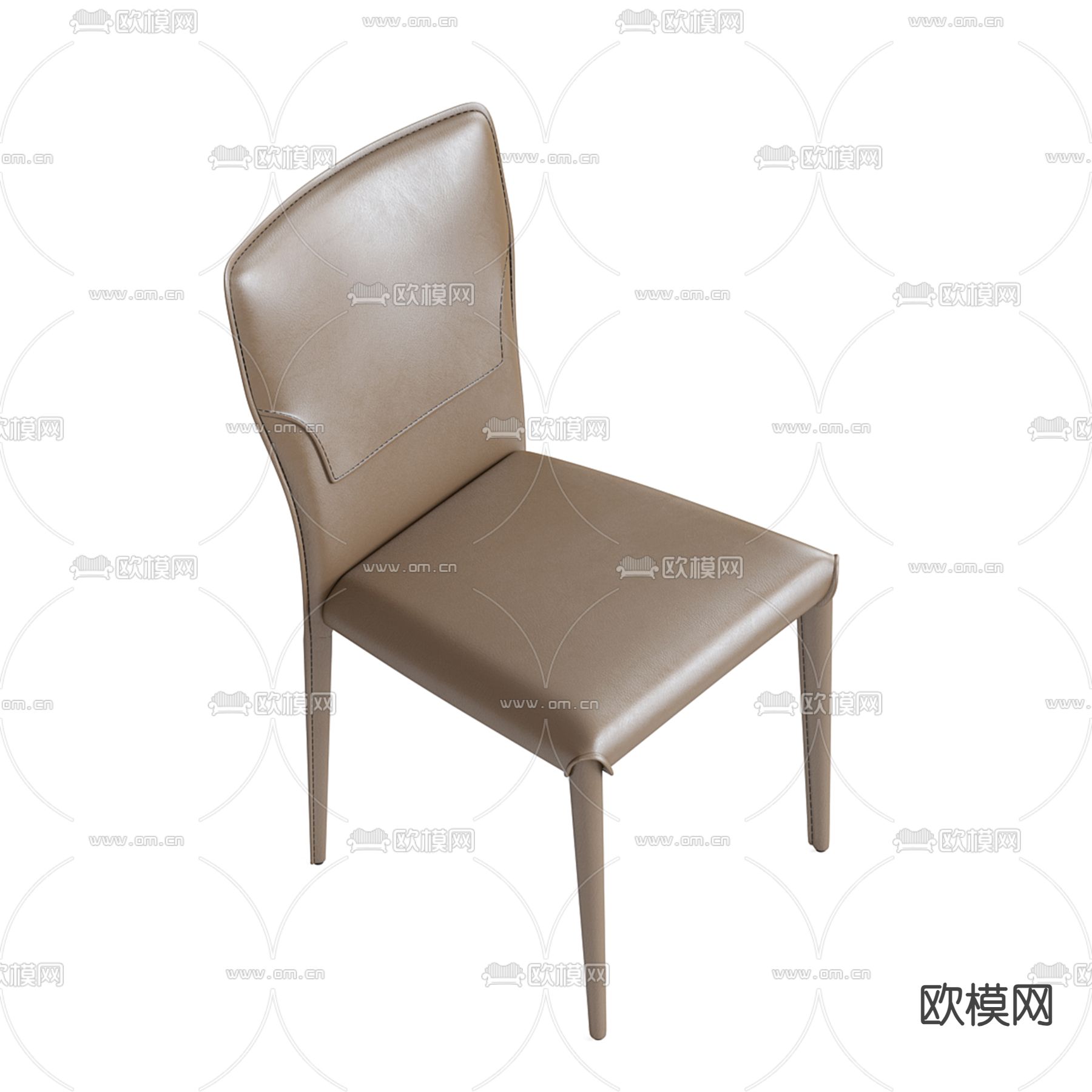 Ondarreta 椅子 餐椅3d模型下载（渲染图3）